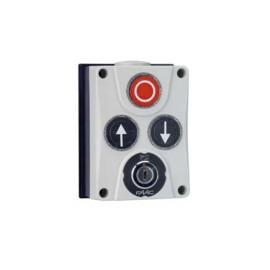 Bedieningsknop XB300, 24V houdcontact, sleutel