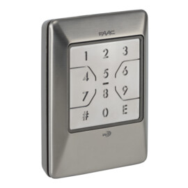 FAAC XKP W 868 INOX draadloos codeklavier
