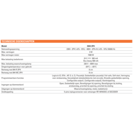 FAAC E844 3PH inbouw Motorsturing